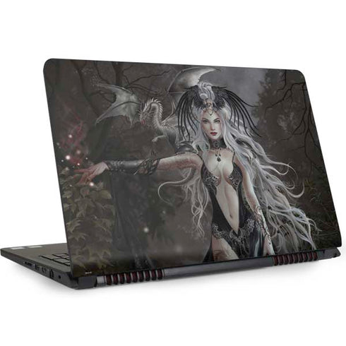 Gothic Princess with Silver Dragon by Nene Thomas Dell Inspiron Skin